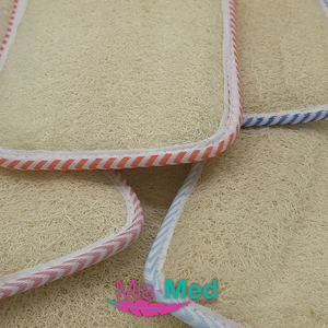 Herramienta de ducha de baño exfoliante corporal biodegradable de lufa ecológica natural grande hecha de tipo de bolsa de estilo simple Luffa - Product Image 3