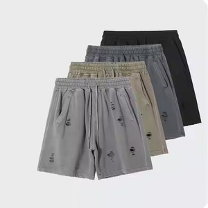 Pantalones Cortos Deportivos Casuales de Lona de Secado Rápido, Transpirables y Ecológicos para Hombre, con Logotipo Personalizado, Estilo Hip Hop Vintage de Alta Calidad - Product Image 1
