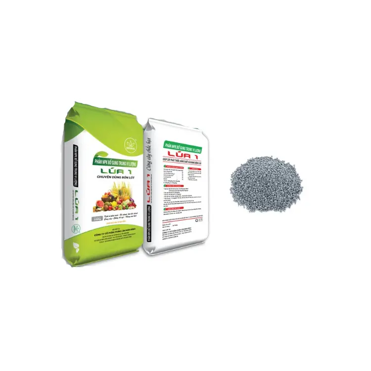 Engrais NPK complété en micronutriments pour le riz 1 (spécialisé comme engrais de base) bon prix emballage personnalisé Vietnam