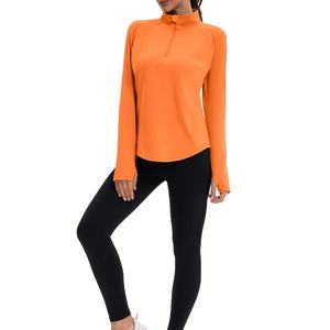 สเวตเชิ้ตคอโพลีเอสเตอร์สำหรับผู้หญิงขนาดปกติเข้ารูปและใส่สบายมาก - Product Image 1