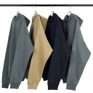 Sweat à capuche pour homme de luxe personnalisé, imprimé à l'écran, 100% coton molletonné, logo, 330 g/m², lourd, surdimensionné, pour l'hiver - Product Image 1