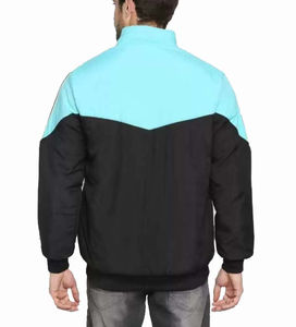 OEM Veste coupe-vent respirante et coupe-vent pour hommes avec poches latérales en nylon imperméable pour l'hiver et fermeture éclair complète - Product Image 2