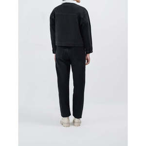 เสื้อแจ็คเก็ตยีนส์ผ้าฝ้ายติดกระดุมสำหรับผู้หญิง ORION - Product Image 5
