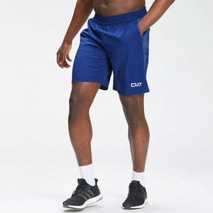 Pantalones cortos ajustados para hombre con logotipo personalizado impreso, pantalones cortos informales antibacterianos transpirables de secado rápido para hombre - Product Image 1