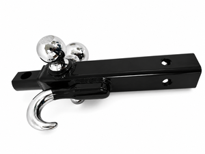 Support de remorque Yopay à trois boules avec crochet, crochet de remorquage tactique, attache de remorque à 3 boules pour camion, tailles 1-7/8 ", 2 " et 2-5/16 ", compatible avec les attaches de 2 pouces H - Product Image 3