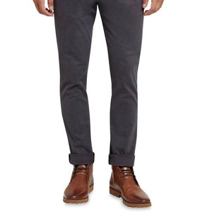 Pantalons chino pour homme à coupe slim très vendus, 100% coton, joggings décontractés personnalisés, options imperméables disponibles en tailles plus grandes - Product Image 6