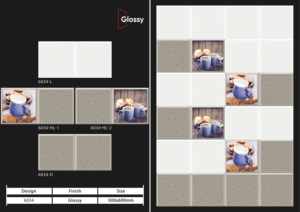 Carreaux muraux en céramique de haute qualité 300x600mm pour salle de bain et cuisine, surface brillante mate effet sucre, pour design mural intérieur luxueux - Product Image 3