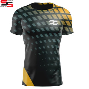 Camisetas de Compresión de Manga Corta para Gimnasio, Camisetas Rashguard de BJJ Sublimadas Personalizadas, Rashguard de MMA para Hombre, Venta al Por Mayor - Product Image 5