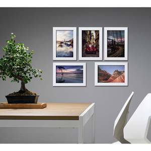 Juego de 5 Marcos de Fotos Blancos de 13 x 18 cm, Tipo Flip A3, para Exhibición y Decoración del Hogar, Estilo Colgante para Fotos de Tamaño A4 - Product Image 6