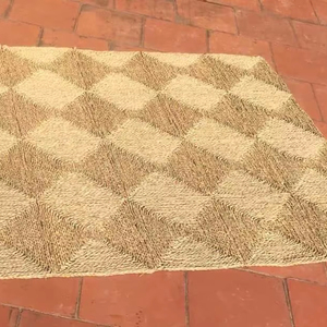 Proveedor de alfombrillas de algas marinas de Vietnam, alfombrillas de algas marinas hechas a mano naturales ecológicas para decoración de sala de estar y jardín - Product Image 1