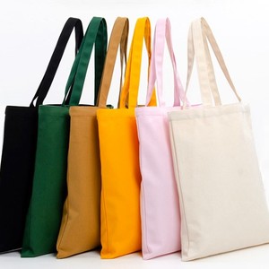 Sacs fourre-tout en toile de coton solide personnalisés en tissu recyclé durable |   Sacs de courses promotionnels durables, réutilisables et écologiques - Product Image 3