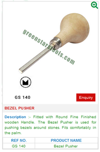 GS140 Outil RingSizer en nouvel état Poussoir de lunette en bois pour polir les bijoux pour la fabrication de bijoux - Product Image 2