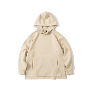 เสื้อฮู้ดดี้ & เสื้อสเวตเตอร์ผ้าคอตตอนโอเวอร์ไซส์สำหรับผู้ชาย350Gsm มีน้ำหนักมากกำหนดโลโก้ได้เองพิมพ์ลายสีทึบ - Product Image 2