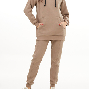 Chándal de talla grande para mujer de algodón 2024, chándal de invierno para mujer, chándal nuevo, ropa deportiva, diseño informal para Fitness - Product Image 3