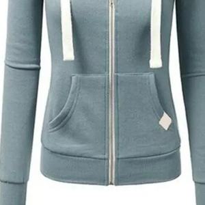 Sudadera con capucha de lana de gran tamaño personalizada para mujer, Jersey de invierno a granel de estilo callejero, efecto lavado, estampado liso en blanco para mujer, con capucha para adultos - Product Image 5
