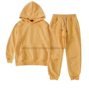 Conjunto Deportivo Informal para Niños, Sudadera con Capucha y Bolsillo Delantero de Felpa Suave al Tacto y Pantalones Deportivos para Gimnasio, Entrenamiento, Deportes, Ropa Deportiva Informal - Product Image 5