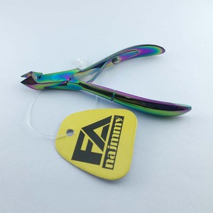 Pinces à ongles pour cuticules Instruments de soins de beauté Revêtement multiple couleur Ressort unique Produit de qualité supérieure meilleur en vente - Product Image 3