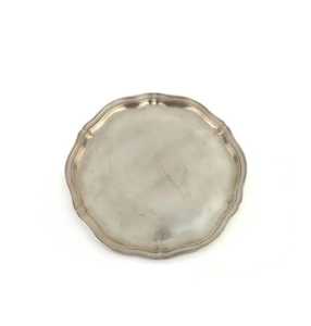 Bandeja de servicio de aluminio de diseño industrial Chapado en plata y niquelado Artesanía decorativa para hotel en casa - Product Image 6