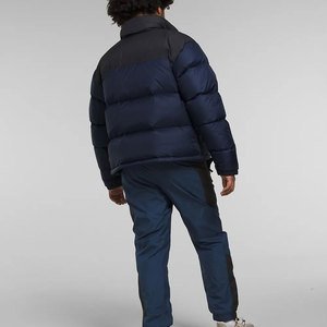 Meilleure vente de veste bouffante décontractée du fabricant Direct Factory pour l'hiver Fermeture à glissière à capuche pour hommes avec col montant - Product Image 2