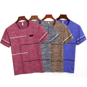 Personalice su propio diseño de marca de punto 200 gramos 100% algodón camisetas de hombre estilo de calle OEM al por mayor - Product Image 6