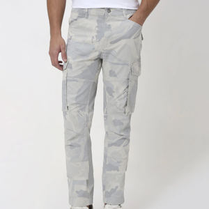 Pantalon cargo pour homme de qualité supérieure, style vintage, doublure en polaire, coupe droite, taille mi-haute, respirant, séchage rapide, multi-poches, grande taille - Product Image 1