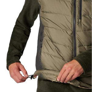 Chaqueta acolchada de alta calidad para hombre, chaleco de invierno, lana lavada sólida, transpirable, con cremallera, a prueba de viento, servicio OEM - Product Image 6