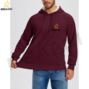 <b>Men's</b> Sweatshirt <b>Sherpa</b> Fleece Lined Warm Thermal Winter Workwear <b>Men's</b> Windproof Heavyweight <b>Hoodie</b> Pullover - Product Image 5