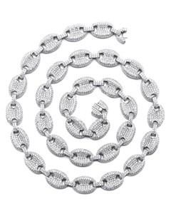 เครื่องประดับฮิปฮอป10K 14K ทองไมอามี่สร้อยแบบอินฟินิตี้ VVS ความชัดเจนเพชรธรรมชาติมีจำหน่ายในราคาที่ดีที่สุด - Product Image 6