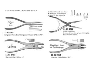 Alicates ortopédicos Dobladores Instrumentos de varilla Acero inoxidable Pakistán Maher Instrumentos quirúrgicos - Product Image 6
