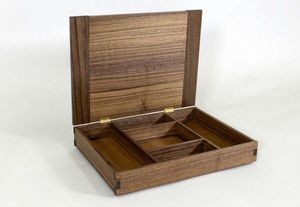 Elegant and Luxury Solid Wood Gift Jewelry Storage <b>Boxes</b> Ready to Ship Square Rectangle and Round Shapes for Decoration MSP - Product Image 2