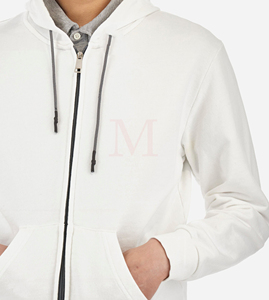 2024 vente en gros sweat à capuche zippé personnalisé pour hommes 100% coton doux et confortable coupe décontractée impression élégante pour l'hiver - Product Image 6