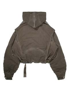 Sweat-shirt à capuche coupe-vent en molleton de coton de haute qualité, personnalisable pour hommes, femmes, enfants et adultes - Haut streetwear uni pour l'hiver - Product Image 2