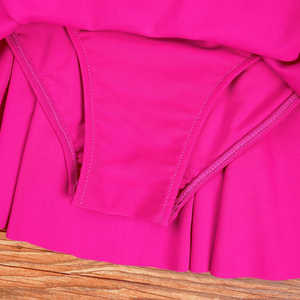 Tenue d'entraînement de cheerleading rose, haut et short personnalisés, uniformes de cheerleading très vendus, vente en gros - Product Image 6