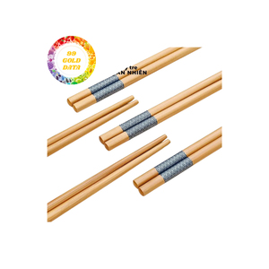 Cuchara y palillos de bambú natural hechos a mano con bordes lisos y diseño ligero - Product Image 6