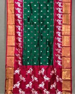 Tussar Seda Sarees Con Tejido Especial Zari Border - Product Image 1