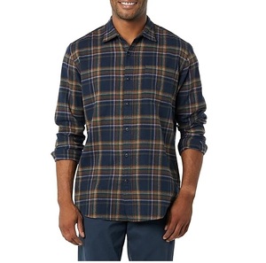 Chemise boutonnée en flanelle automne séchage rapide 2025 grande taille à la mode polyester coton chemises respirantes - Product Image 4