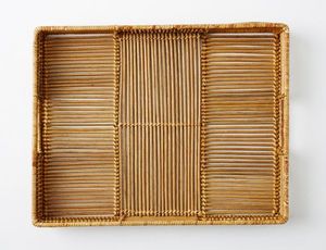 Plateau de service en rotin en osier de bambou naturel de haute qualité pour ustensiles de cuisine accessoires de maison et artisanat de décoration - Product Image 5