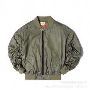 Chaquetas de bombardero de piloto MA1 personalizadas para hombre chaquetas de vuelo de lona de estilo callejero al por mayor para hombre - Product Image 4