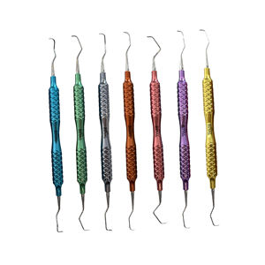 Kit de détartreurs pour extraction de dents buccales dentaires à usage dentaire Curettes dentaires en acier inoxydable et en plastique Offre Spéciale de couleurs à choix multiples - Product Image 5