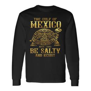 T-shirt a maniche lunghe con grafica tartaruga del Golfo del Messico, resistente e saliante - Prodotto promozionale - Product Image 1