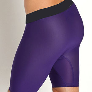 Pantalones cortos deportivos de compresión de calidad superior para hombres-Antiarrugas Ligero Secado rápido Teñido liso Gimnasio Deportes Totalmente personalizables - Product Image 5