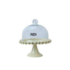 Supports à gâteau de finition brillants décoratifs faits à la main de qualité durable décorations de fêtes support à gâteau en métal pliant - Product Image 1