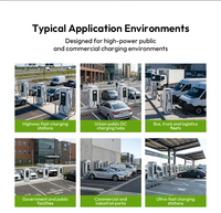 Station de recharge DC EVEGO personnalisée 360 kW CCS1/NACS à double pistolet pour véhicules électriques commerciaux, chargeur rapide EV OCPP 2.0.1