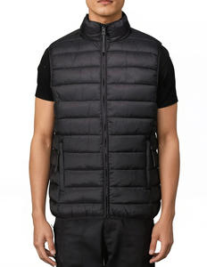 Vêtements de voyage coupe moins moderne à manches tendance Veste durable pour hommes Veste à fermeture éclair élégante, chaude et décontractée avec logo personnalisé - Product Image 6