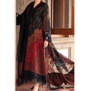 Ensemble Salwar Kameez pakistanais 3 pièces, design élégant, broderie formelle, séchage rapide, léger, été 2026, pour fête, mariage, plage - Product Image 5