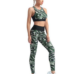 Fournisseur en gros Vêtements de yoga et de fitness Ensemble de soutien-gorge legging Nouveau style Ensembles de gym pour femmes Ensembles de yoga à sublimation coupe ajustée pour femmes - Product Image 3