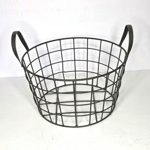 Durable Metal Wire <b>Storage</b> Basket Heavy Duty Organizer <b>for</b> Home <b>Kitchen</b> Dining Room Modern Stylish Household Use - Product Image 1