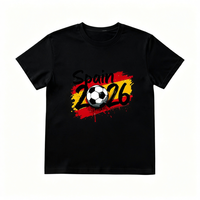 Camiseta Casual Unisex de Manga Corta con Cuello Redondo, 210 g/m², 100 % Algodón Jersey, con Estampado DTF, Transpirable y Duradera, Talla 3XL