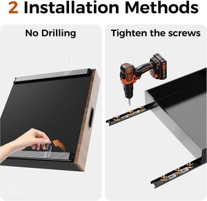 21 "Sâu kéo ra tủ tổ chức trượt ra ngăn kéo cho tủ <span class=keywords><strong>d</strong></span>ính với Nano phim cho nhà bếp đựng thức ăn - Product Image 6