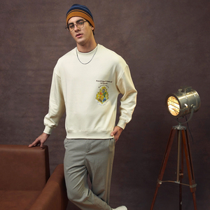 Jersey de gran tamaño de peso pesado de moda streetwear de alta calidad 350gsm sudadera de invierno de lana para hombres - Product Image 2